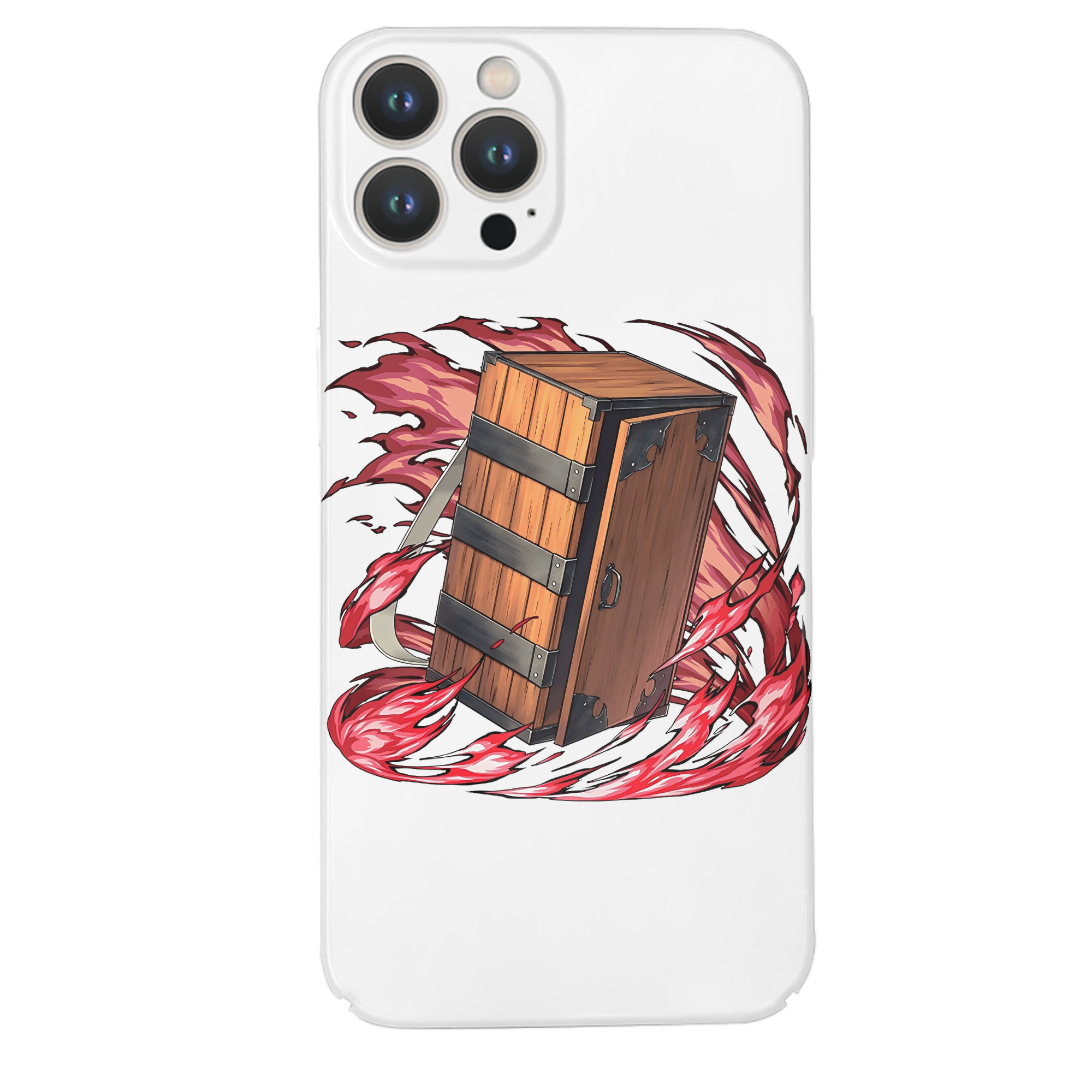 （画像用） 鬼滅の刃（きめつのやいば）竈門 禰󠄀豆子／かまど ねずこ Kamado Nezuko 【iPhone 14シリーズ対応】ハードケース
